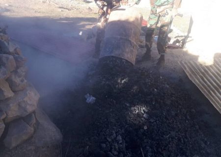 معدوم سازی ۳۲ کوره غیر مجاز  زغال در ایلام
